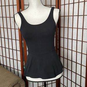Express Peplum Black Top
